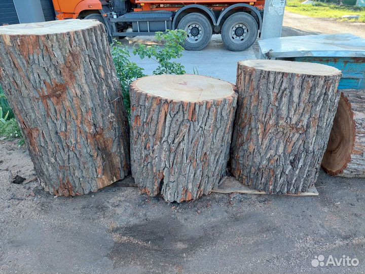 Дубовая колода для рубки мяса / пень