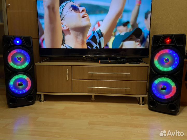 Bluetooth акустическая колонка высота 73 см
