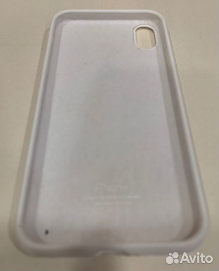 Чехол Apple силиконовый для iPhone XR, белый