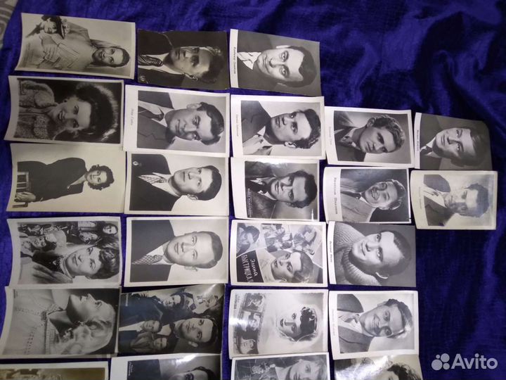 Открытки с артистами советского кино