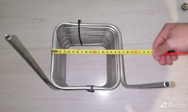 Чиллер погружной (для охлаждения сусла) aisi 304