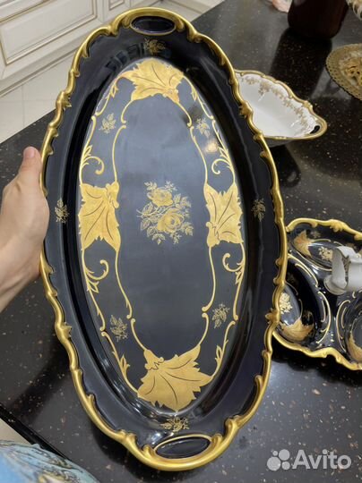 Новое Большое блюдо на ножке от Weimar