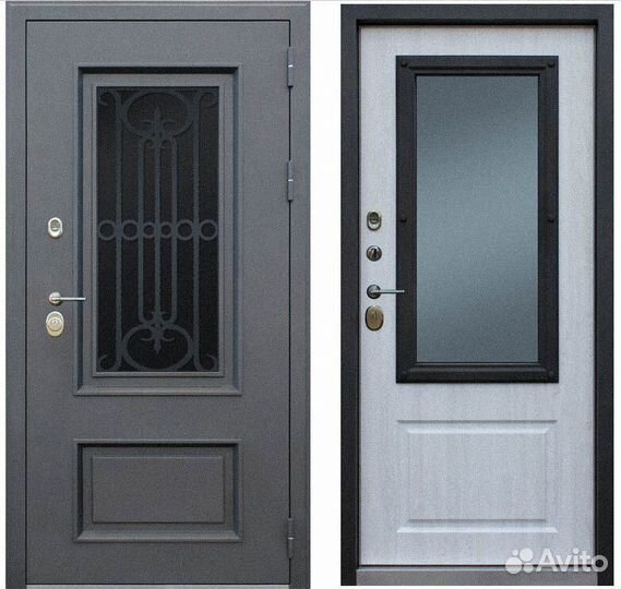 Дверь с окном Аляска терморазрыв