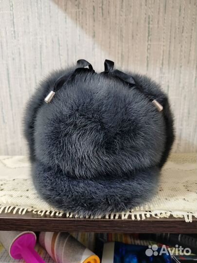 Шапка норковая женская