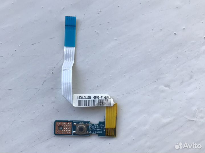 Toshiba L775D-S7132 кнопка питания платы