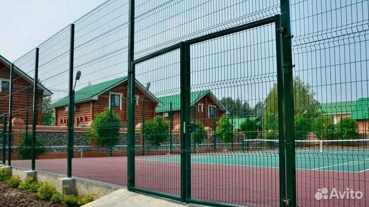 Забор из 3D сетки ,ворота, калитки под ключ