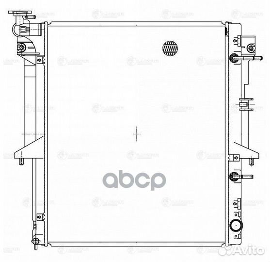 Радиатор охл. для а/м Mitsubishi Pajero Sport