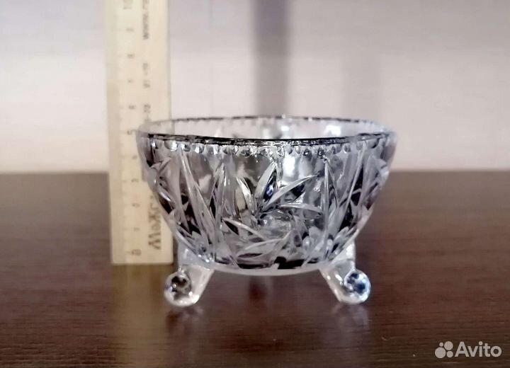 Хрустальная икорница