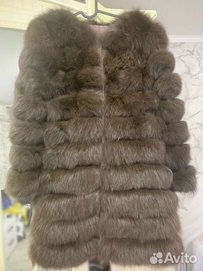 Шуба трансформер из песца