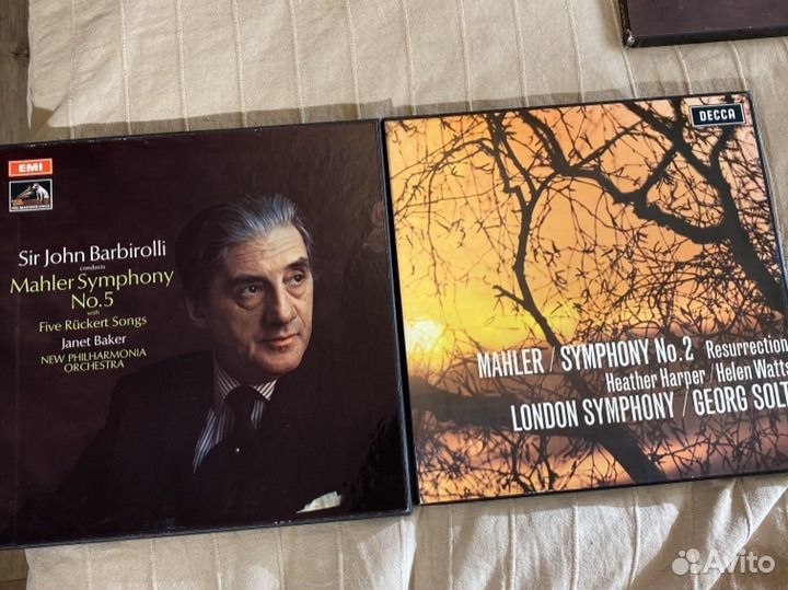 Mahler Symphony n 5, n 2 lp box