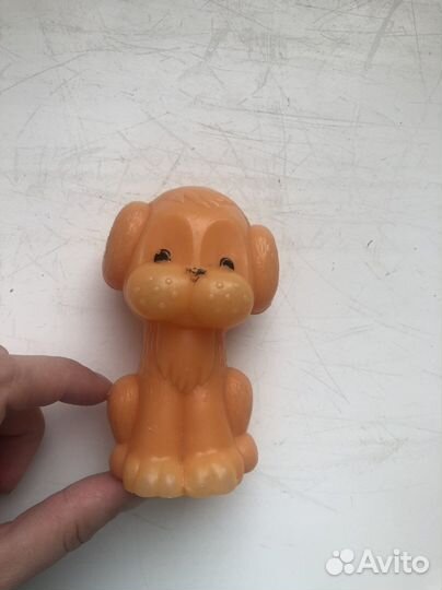 Пластмассовая собачка СССР
