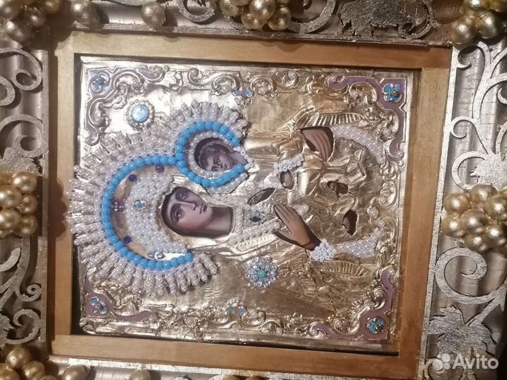 Икона Тихвинская Богоматерь