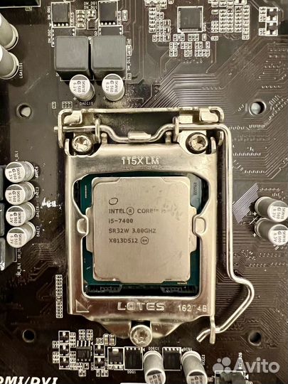 Комплект (материнская плата + процессор)