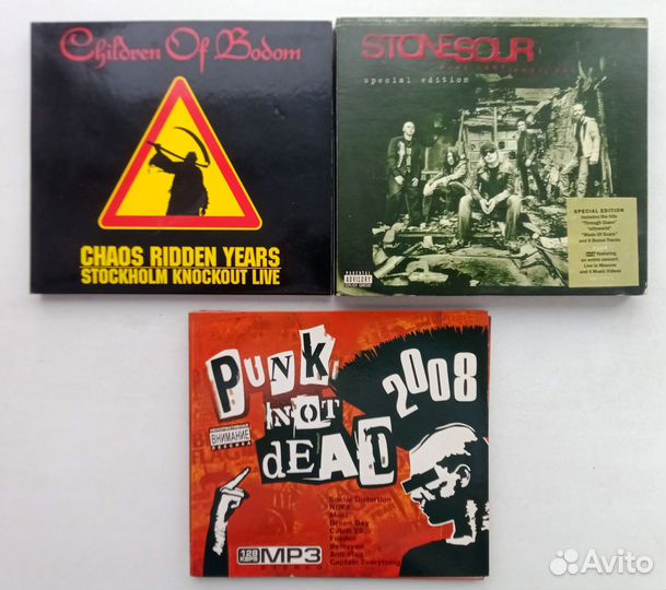 Рок музыка cd dvd металл