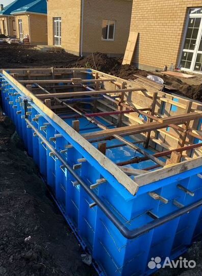 Полипропиленовая чаша бассейн 6м*3м*1,5м