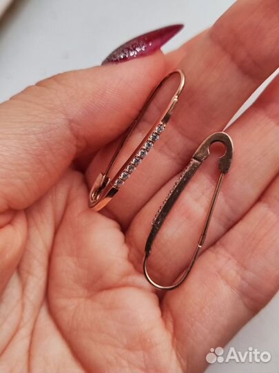 Серьги булавки