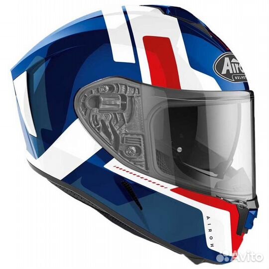 Airoh Spark Shogun Full Face Helmet Blue / Red Glo