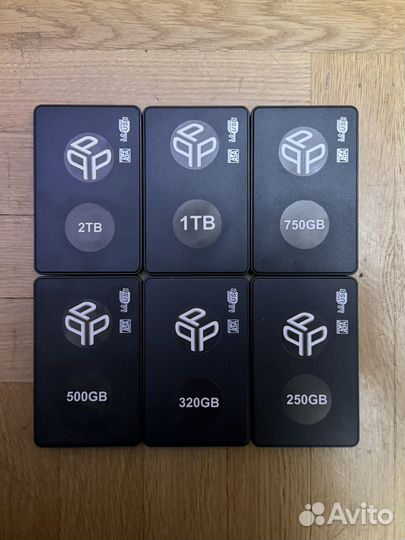 Внешний жесткий диск 320GB, 500GB, 750GB, 1TB, 2TB