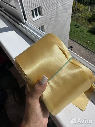 Золотая лента для шитья