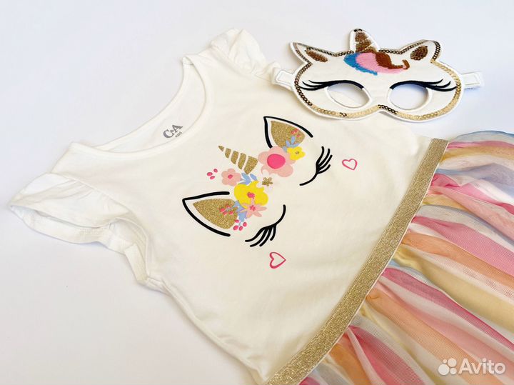 Детское нарядное платье 116 C&A