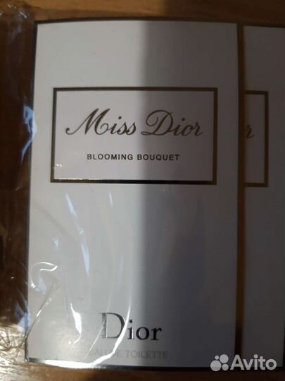 Сэмплы парфюмерии Dior