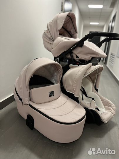 Коляска adamex 3 в 1 бу