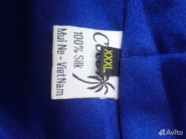 Шелковый двусторонний халат