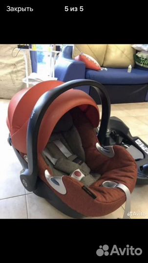 Автокресло 0+ Cybex Aton Q Plus Autumn Gold