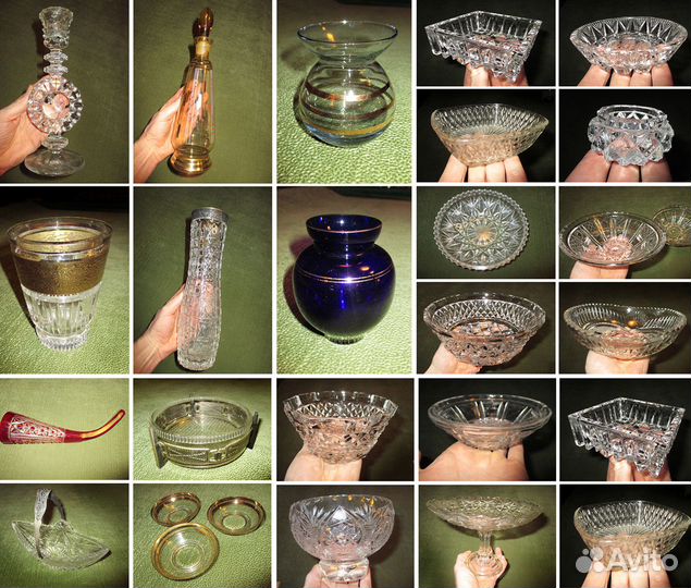 Советский Хрусталь посуда (Вазы, Графины) №2