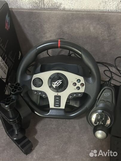 Игровой руль dexp wheelman pro gt
