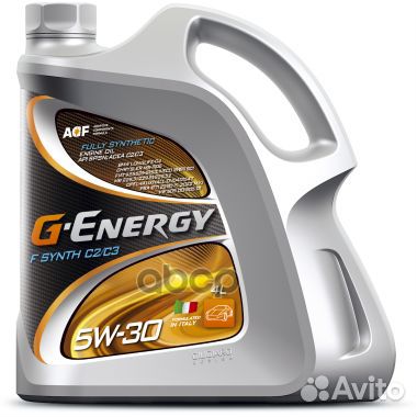 Масло G-Energy F Synth 5W30 C2/C3 1л G-Energy