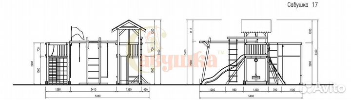 Детская площадка Савушка 17