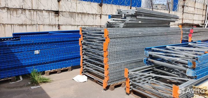 Стеллаж паллетный металлический
