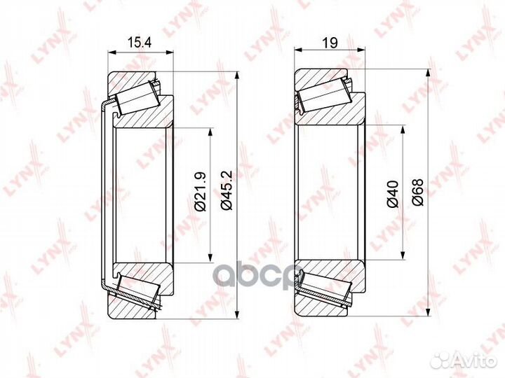 Подшипник ступицы передний mercedes-benz E200K