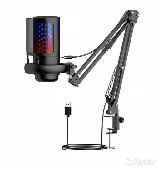 Конденсаторный студийный микрофон ME6S со стойкой