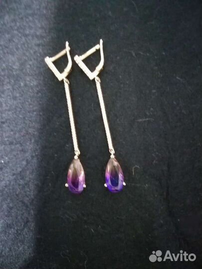 Серьги из серебра 925 пробы