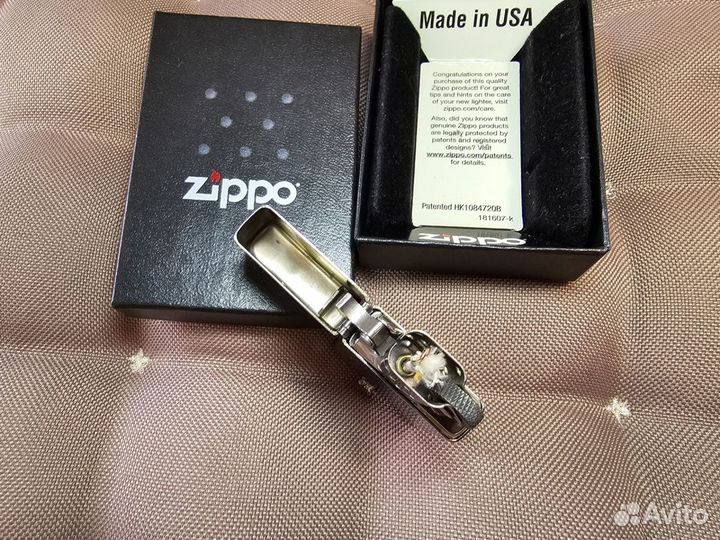 Оригинальная Zippo 1607 Slim Street Chrome