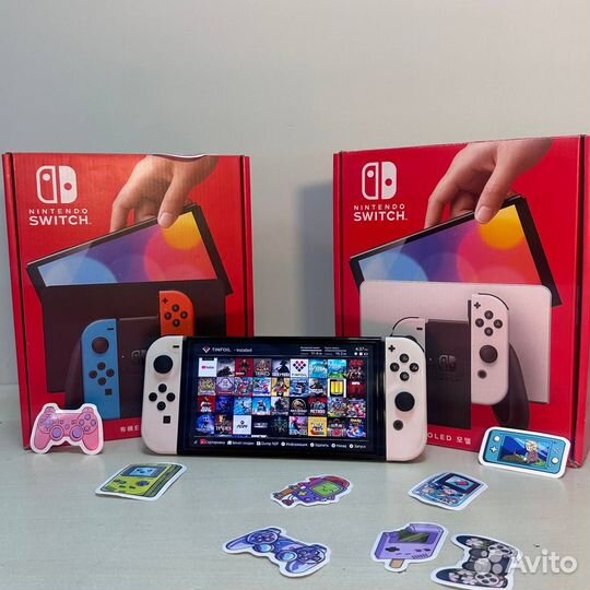 Nintendo switch oled вся библиотека игр без сд