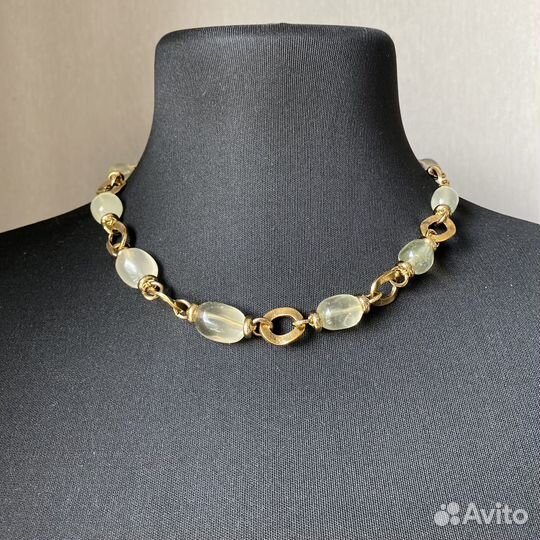 Колье с цитрином. Италия