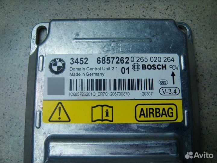 Блок управления AIR BAG Bmw 5-Series F10 2012