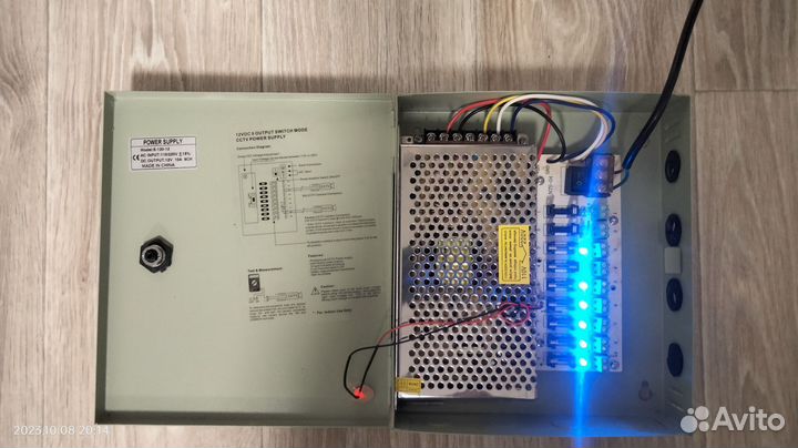 Блок питания 12в 10а в ящике