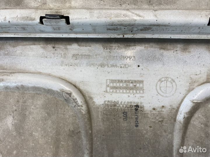 Накладка заднего бампера + дифузор Е84 Х1