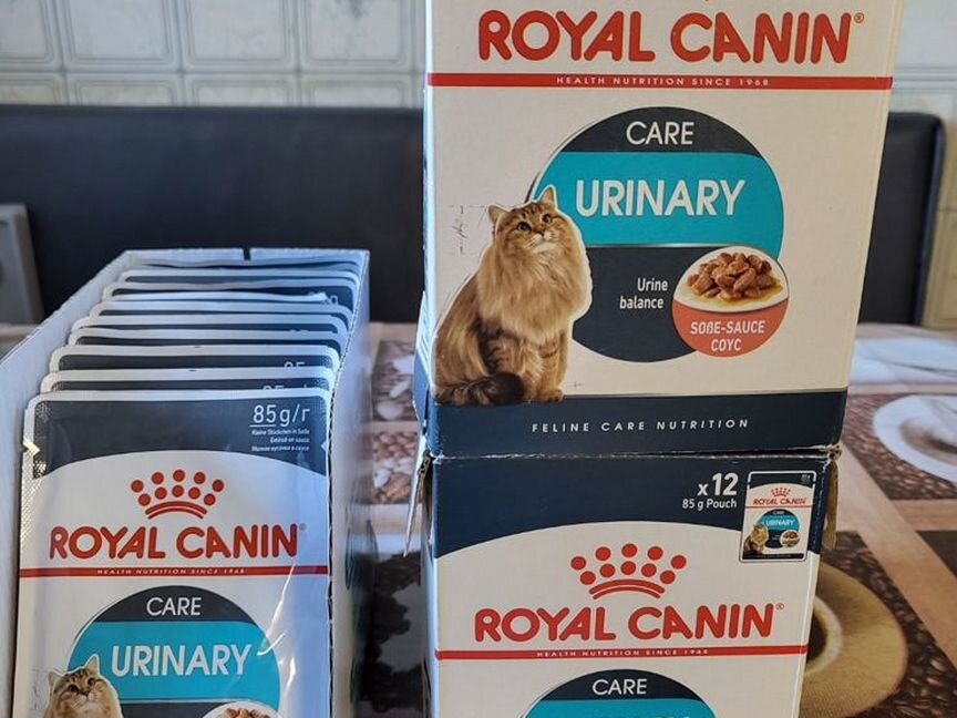 Влажный и сухой корм royal canin urinary care