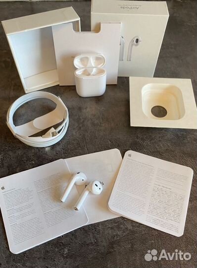 Беспроводные наушники apple airpods 2