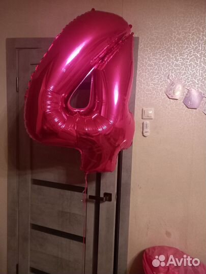 Объемная цифра 4 новая