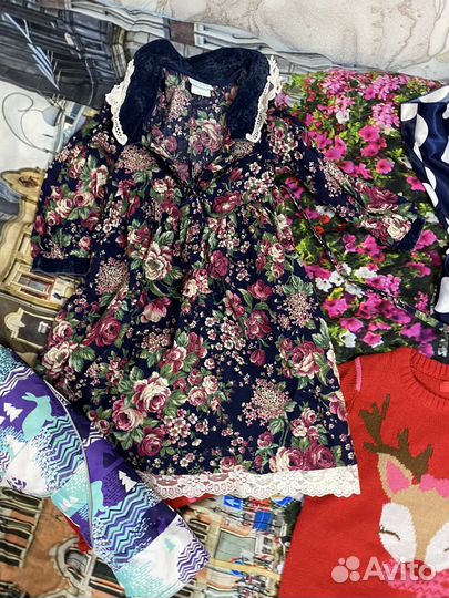 Вещи пакетом на девочку 122