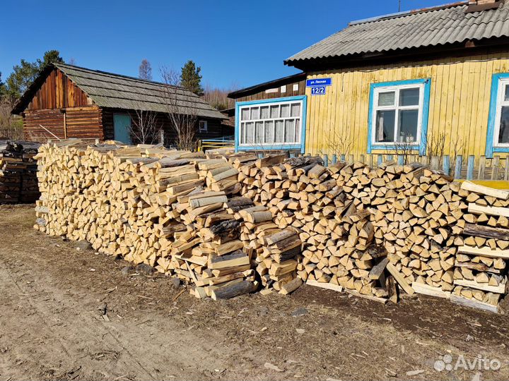 Дрова колотые сухие