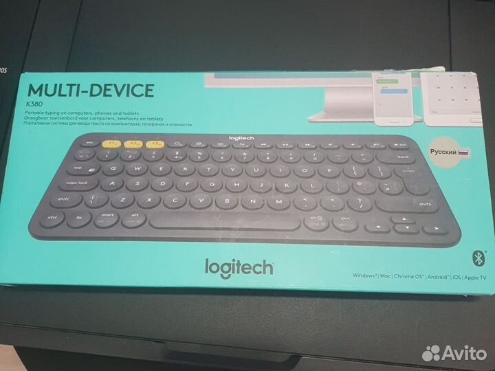 Bluetooth клавиатура logitech K380 Dark Grey
