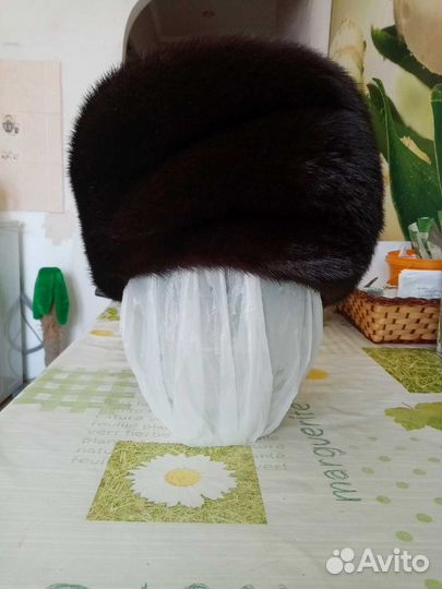 Шапка норковая женская