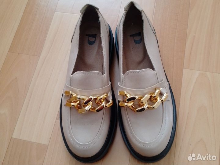 Лоферы женские40размер кожа